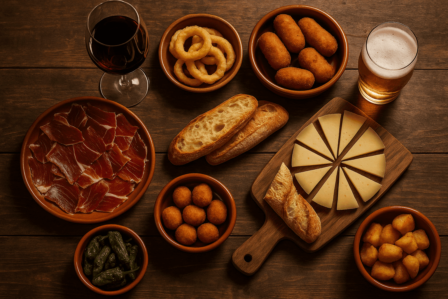 Surtido de tapas de la casa